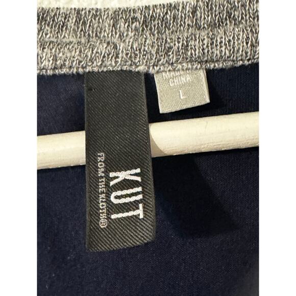 KUT from the Kloth Women's‎ Sweater Lightweight Blue Size Large - Picture 8 of 8